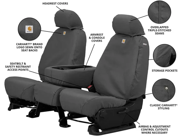 Covercraft SSC2299CAGY Seat COVER - Carhartt Gravel