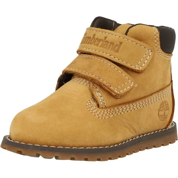 Timberland Kids Wheat Pokey Pine Double Velcro Boots