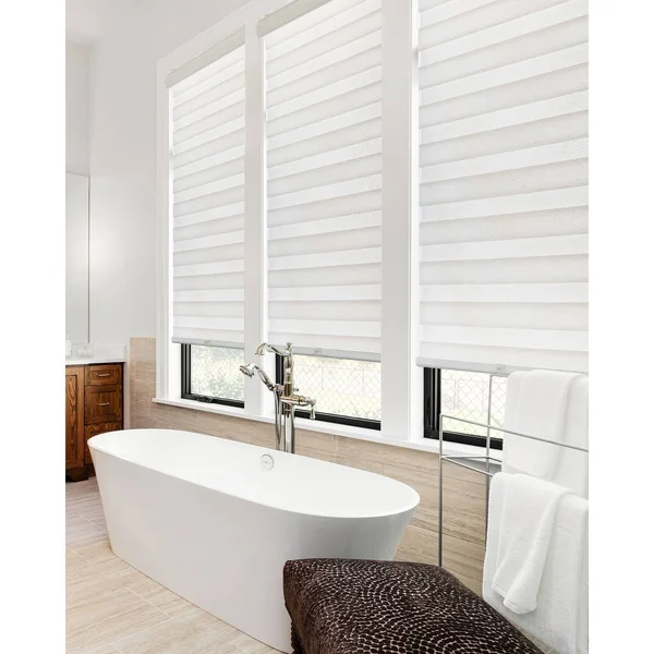 Chicology Cordless Zebra Shades - Basic Artic - 27x22W x 72x22H