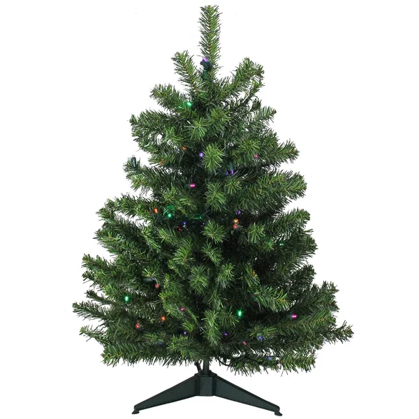 Northlight 3& Pre-Lit Medium Canadian Pine Artificial Christmas Tree - Multicolor LED Lights