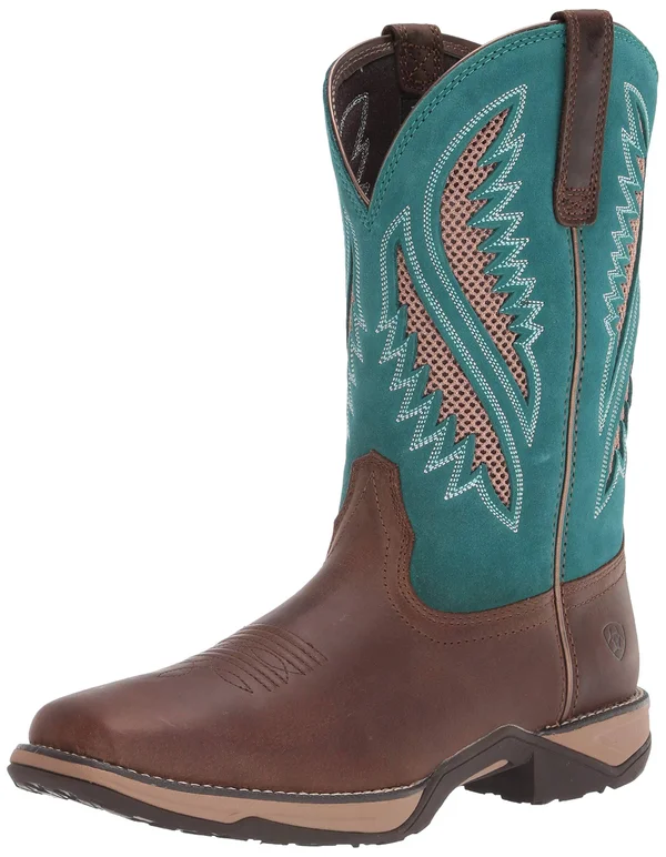 Ariat Women's Anthem VentTEK Western Boot - Chocolate Chip