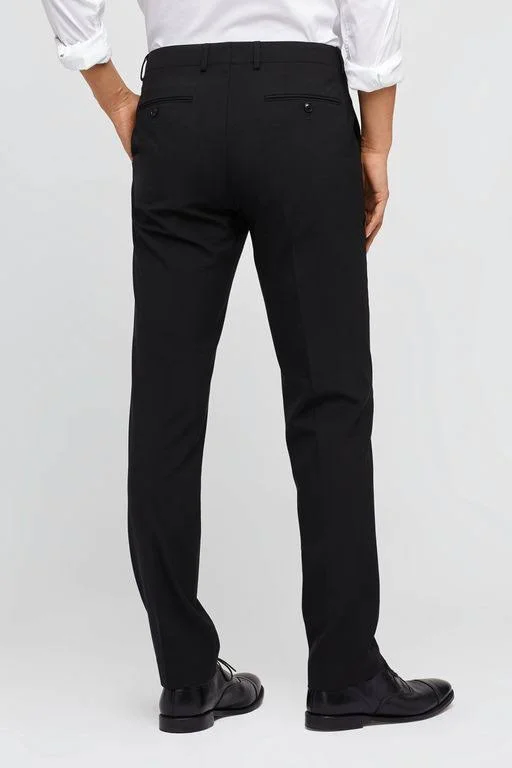 Bonobos Italian Stretch Wool Dress Pants - Black - Casual Pants