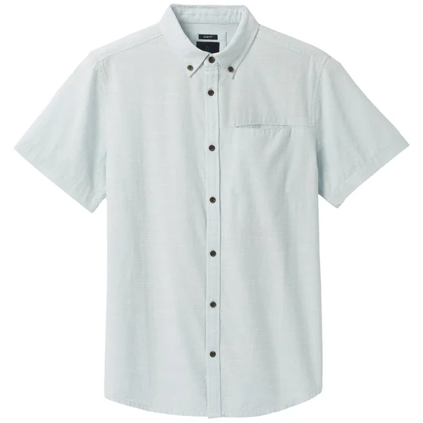 Prana Men's Agua Shirt - Slim - Small - Ice Blue