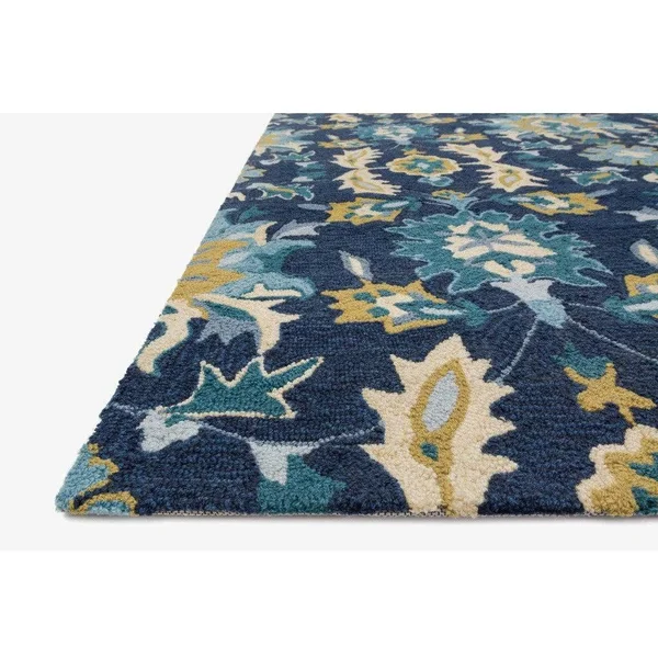 Loloi Francesca FC-59 2&3x22 x 3&9x22 Light Blue, Spice Rug