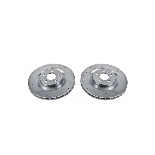 Power Stop AR8773XPR Evolution Drilled & Slotted Rotors -Front