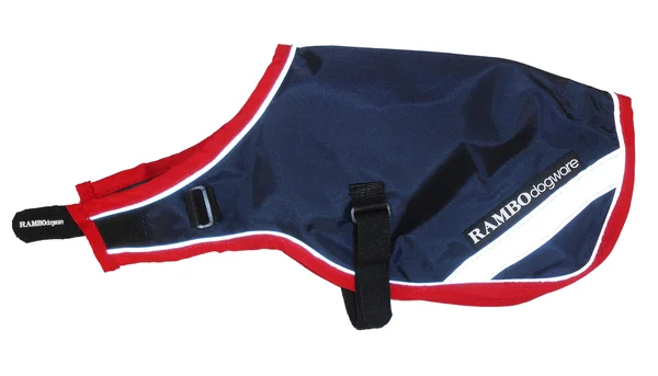 Rambo Waterproof Dog Rug 100g - Navy/Red