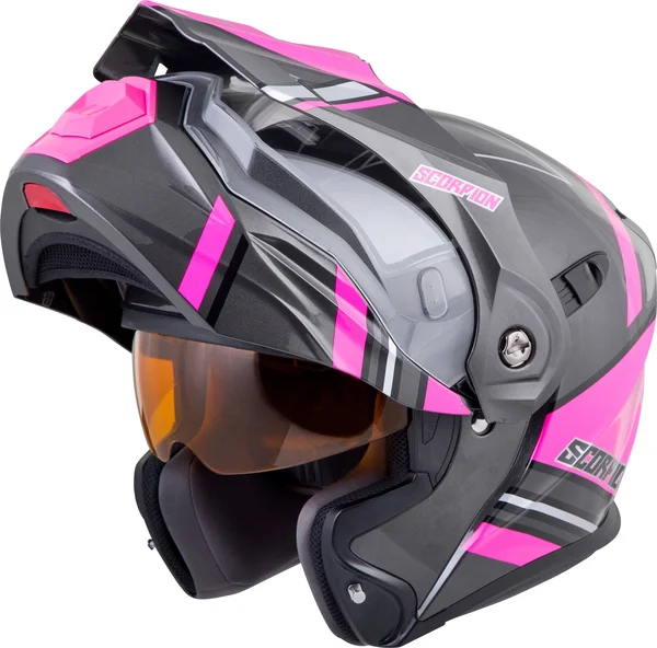 Scorpion EXO-AT950 Teton Cold Weather Helmet Pink/Gray Medium