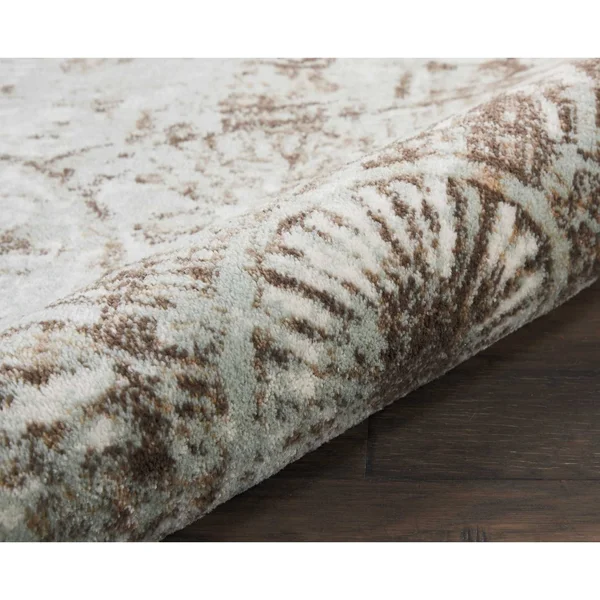 Porch & den Newel Grey Area Rug - 3&11x22 x 5&11x22