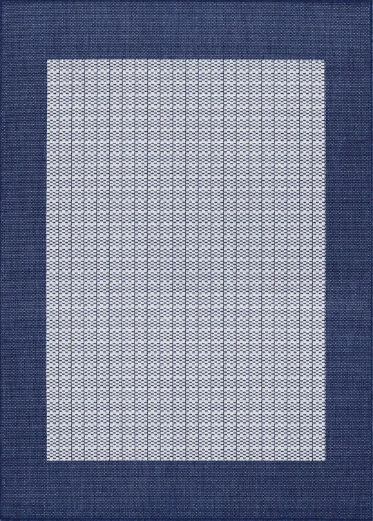 Couristan Recife Checkered Field Indoor/Outdoor Square Rug, 8&6