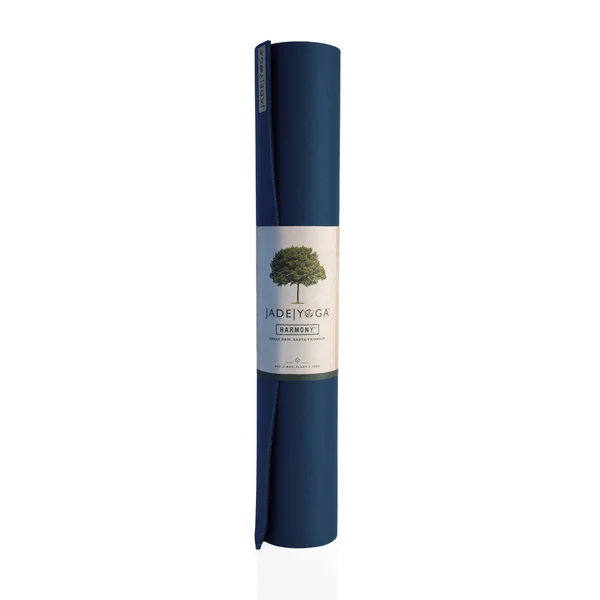 Jade Yoga Harmony Mat - Midnight Blue, 3/16x22 24x22 x 74x22