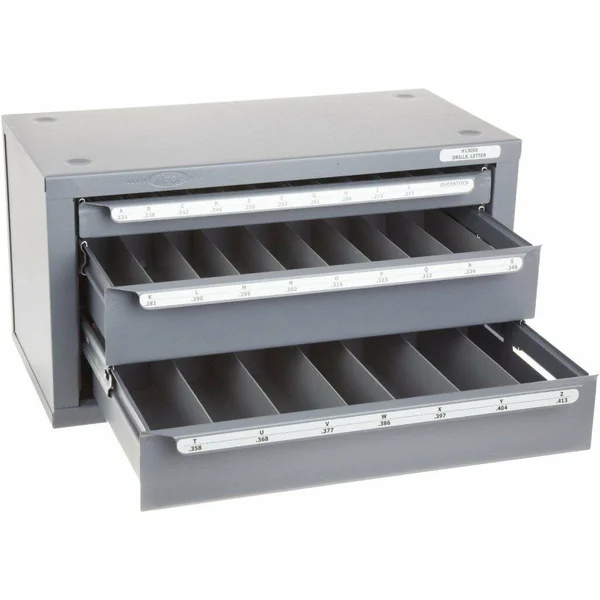 Huot #13050 Letter Size Drill Dispenser Chest Cabinet Organizer Size A-Z