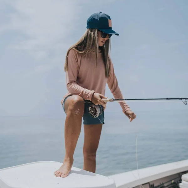 Women's Bamboo Weekender Hoody Blue Mist - XXL, Blue Mist, by Free Fly Apparel