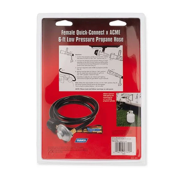 Camco Female Quick-Connect x Acme 6& Propane Hose 57629
