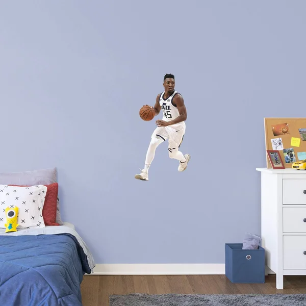 Fathead Donovan Mitchell - X-Large Officially Licensed NBA Removable Wall Decal, Size: XL