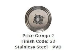 Brasstech 120-2/20 Large Basket STRAINER Stainless Steel (PVD)
