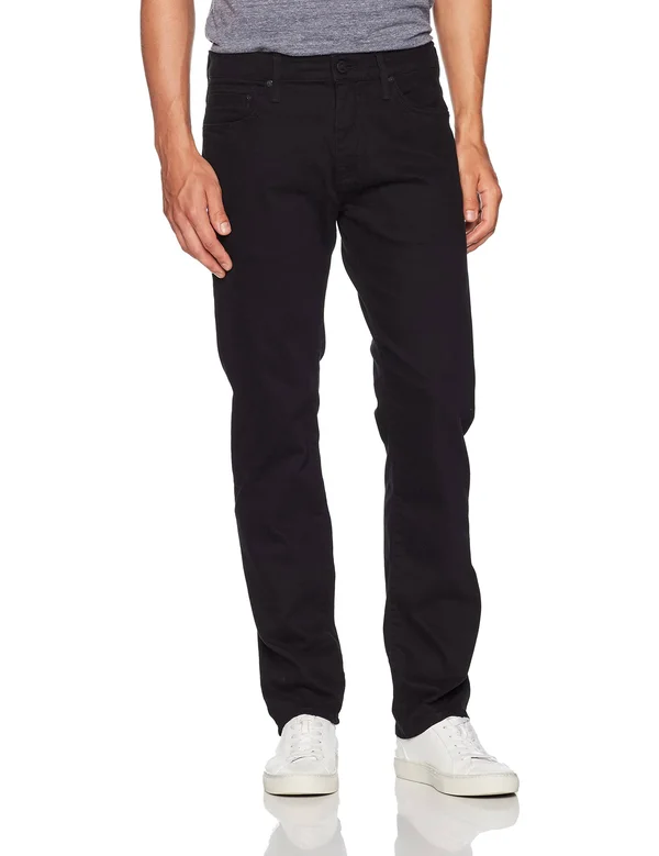 Mavi Men's Zach Straight Leg in Black Williamsburg, Men's Jeans