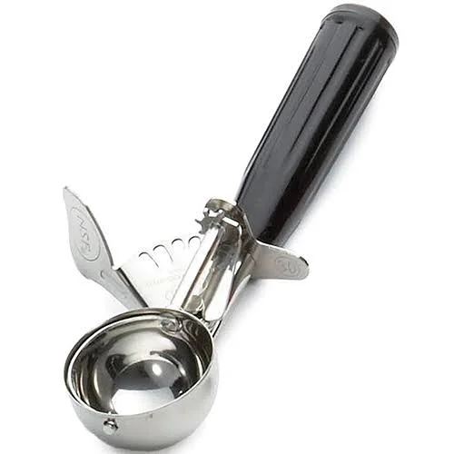 1.25 oz Stainless Steel Thumb Press Disher, Size 30, 12 Packs