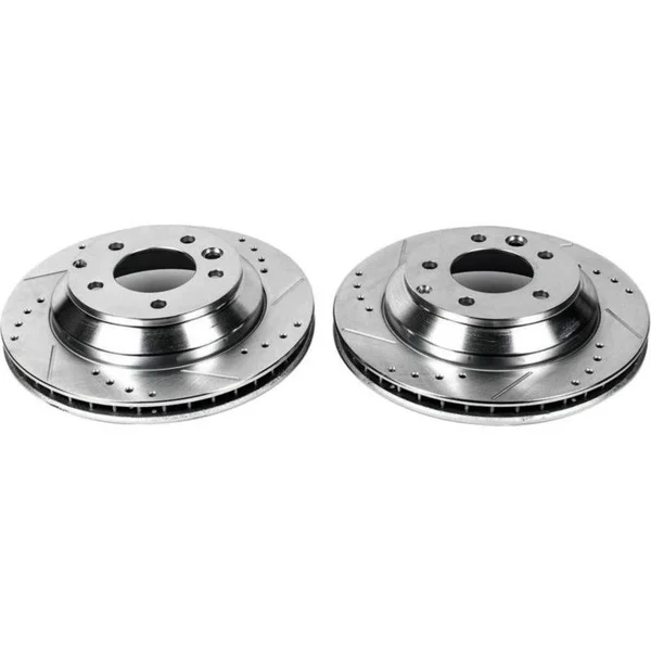 Power Stop AR8773XPR Evolution Drilled & Slotted Rotors -Front