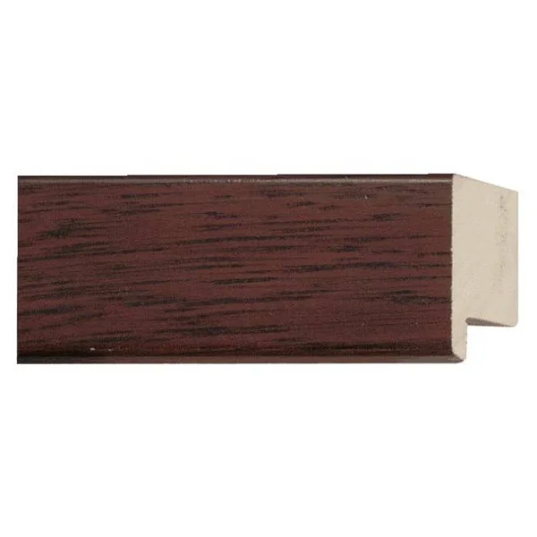 CustomPictureFrames 22x30 - 22 x 30 Mahogany Flat Solid Wood Frame with UV Framer&s Acrylic & Foam Board Backing - Great for