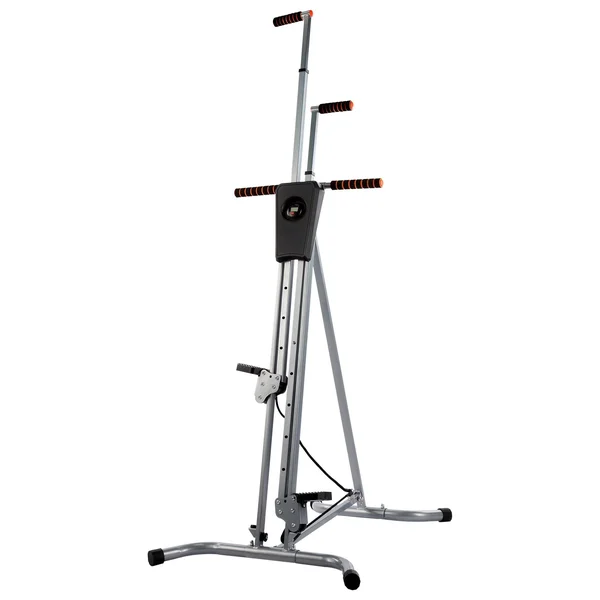 Zelus Folding Vertical Stair Climber Exercise Machine - Black