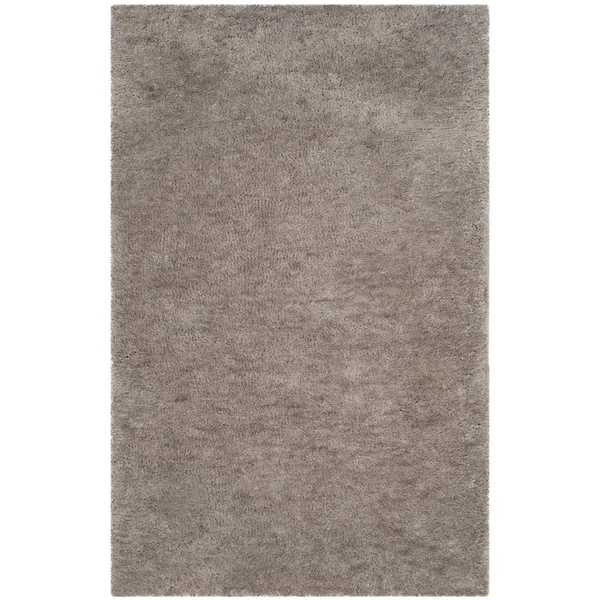 Safavieh Sheep Shag SSG120C Charcoal Rug 6& x 6& Round
