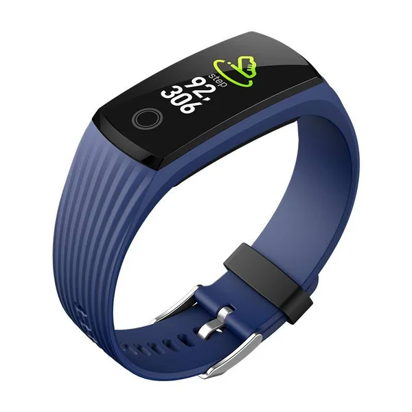 Genius Fit Watch Multifunctional Water-Proof Smart Watch GPS, Fitness, Sleep & Health Monitor Blue