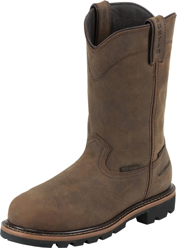Justin Men's Worker II Pulley Composite Toe Work Boots - WK4630 - Size 8.5