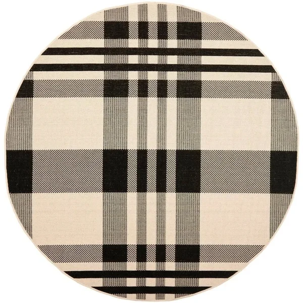 Safavieh Courtyard Area Rug CY6201 Beige - Blue, 6& 7x22 x 9& 6x22