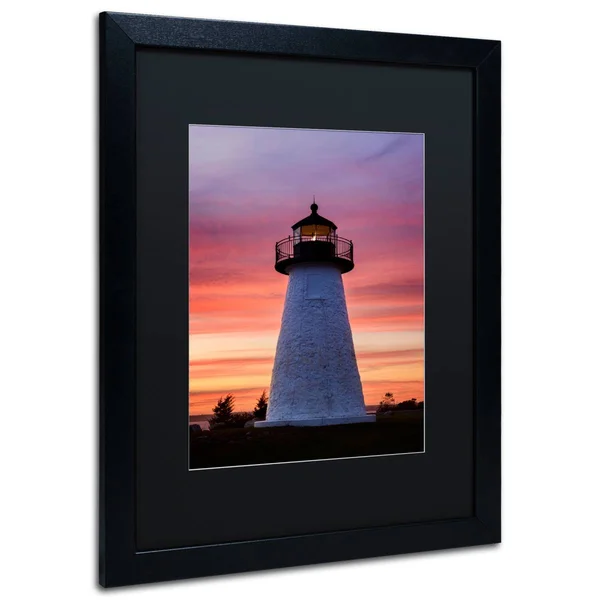 Trademark Fine Art &Needle in The Sky& by Michael Blanchette Framed Photographic Print - Matte Color: Black - Size: 20x22 H x 16x