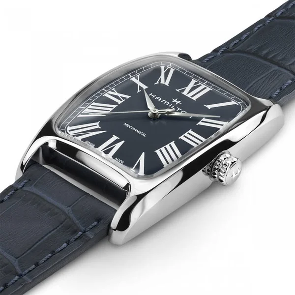 Hamilton Boulton Hand Wind Blue Dial Men's Watch H13519641