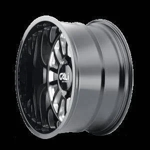 Cali Off-Road 9110-2281BM Summit Wheel 20x12 8x165.1 -51mm Gloss Black/Milled Spokes