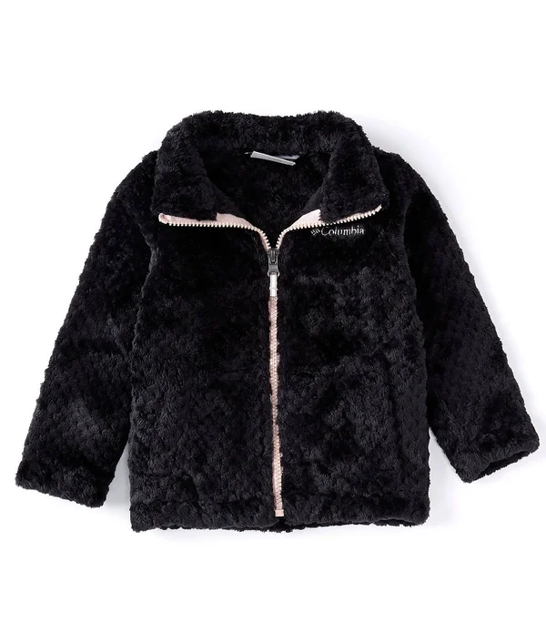 Columbia Infant Fire Side Sherpa Full Zip Jacket - 0/3 - Black