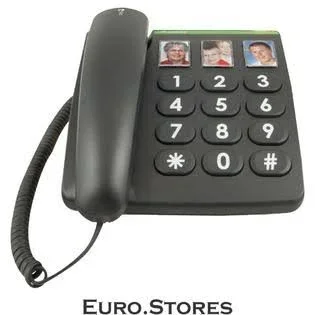 Doro PhoneEasyu00ae 331ph - Black and White