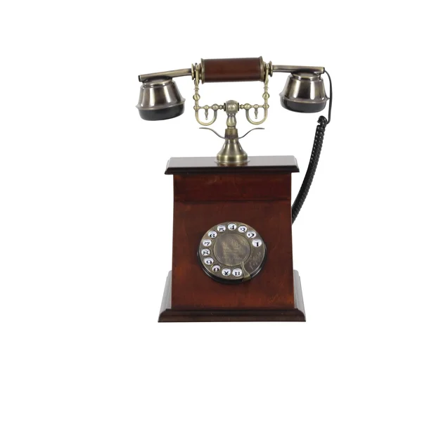 Decmode Vintage Wooden Telephone Box