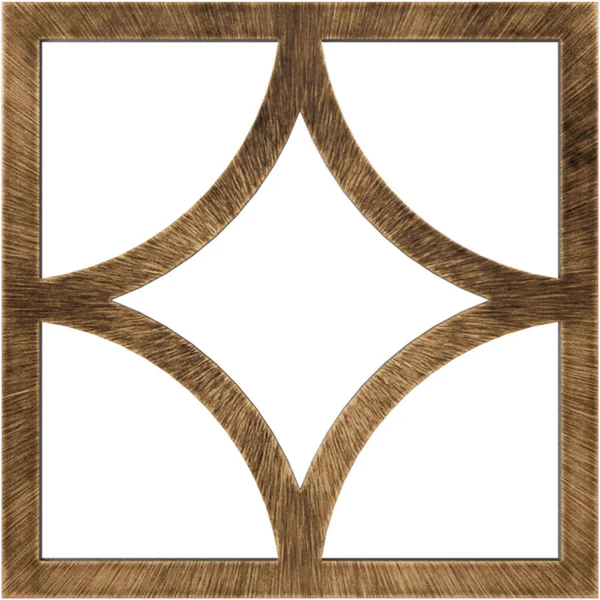 Ekena Millwork CMPP36X36STABZ 36x22OD x 23x22ID x 1x22P Statesman Architectural Grade PVC Pierced Ceiling Medallion - Antiqued Br