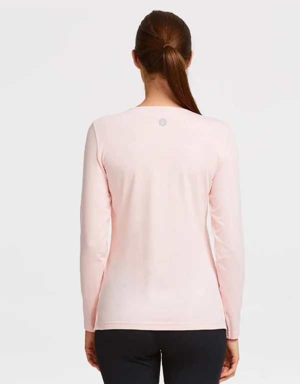 Long Sleeve T-Shirt UPF 50+ Sensitive Collection - Womens Sun Safe Top Oatmeal