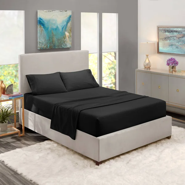 Nestl Extra-Soft Microfiber Bedsheet Set - Short Queen/RV - Hunter-Green