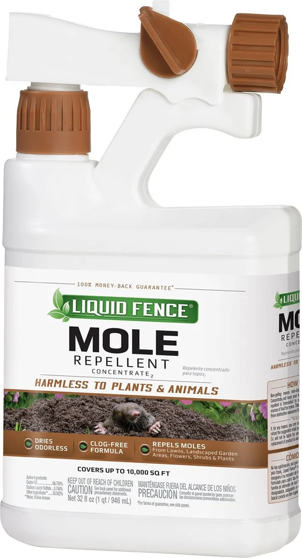 Spectrum Brands Pet Home & Garden Hg-71666 Mole Repellent Concentrate, Ready-to-Spray, 1-Qt.