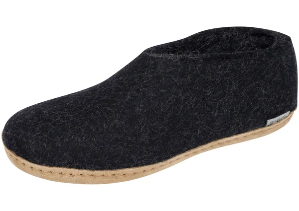 Glerups Shoe Slipper Charcoal, Men's 8.5-9 US, Women's 10 US M