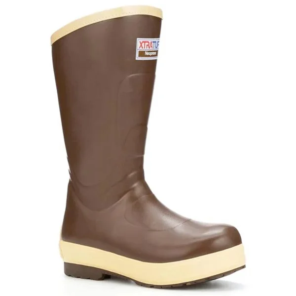 Xtratuf Legacy Mens 2.0 - 15 inch Tan Plain Toe Insulated Fishing Boots - Size 10, Men's, Brown