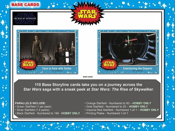 2019 Topps Star Wars Journey to The Rise of Skywalker Hobby Box