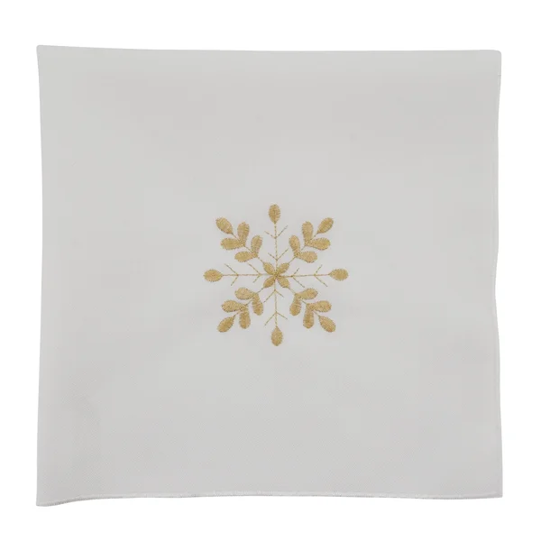Saro Neve Snowflake Napkin (Set of 8)