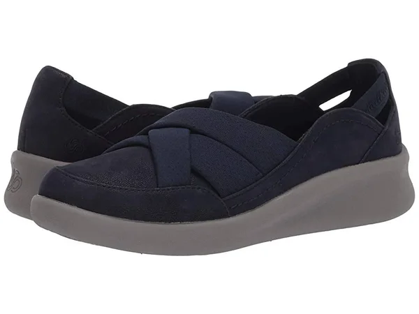 Clarks Sillian 2.0 Star Navy Synthetic - Women's, Size: 8.5, Blue