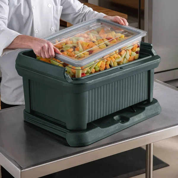 Carlisle XT160008 Slide &n Seal Top Loader - 6-Inch, Forest Green