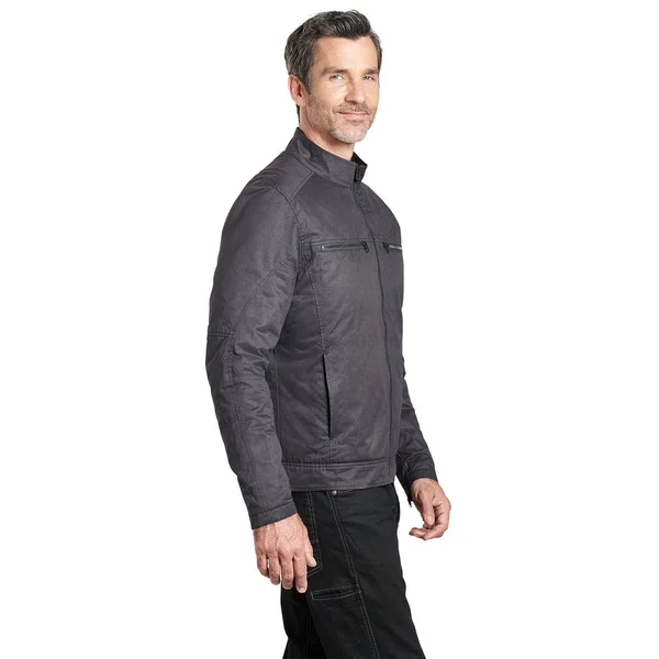 Kuhl Men's Kaffe Racer Jacket 1135K, Ink Black, L
