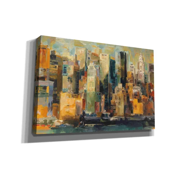 Epic Graffiti &New York New York& by Marilyn Hageman - Canvas Wall Art, 60x22x40x22