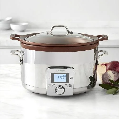 All-Clad 5 qt Gourmet Slow Cooker with All-in-One Browning