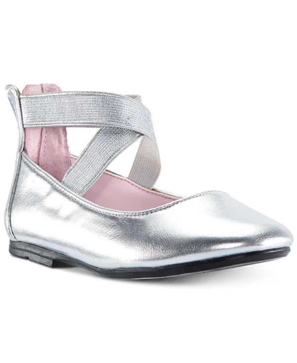 Nina Marissa - Silver Metallic, Size 6 Youth