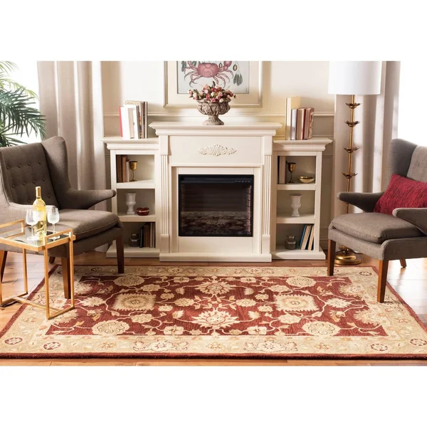 Safavieh 3& x 5& Anatolia AN556F Red, Sage Rug