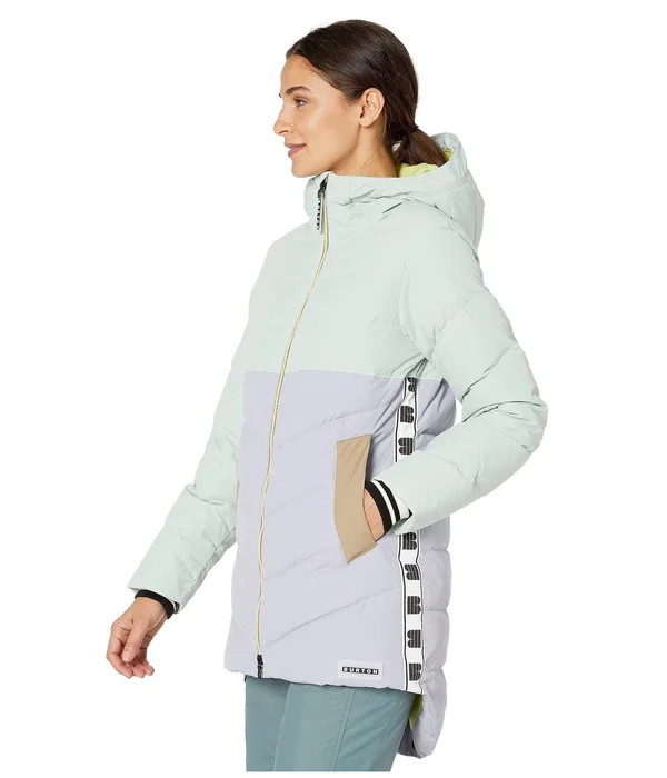 Burton Women's Loyle Down Jacket - Aqua Gray, Lilac Gray, Timber Wolf, Sunny Lime, Xs